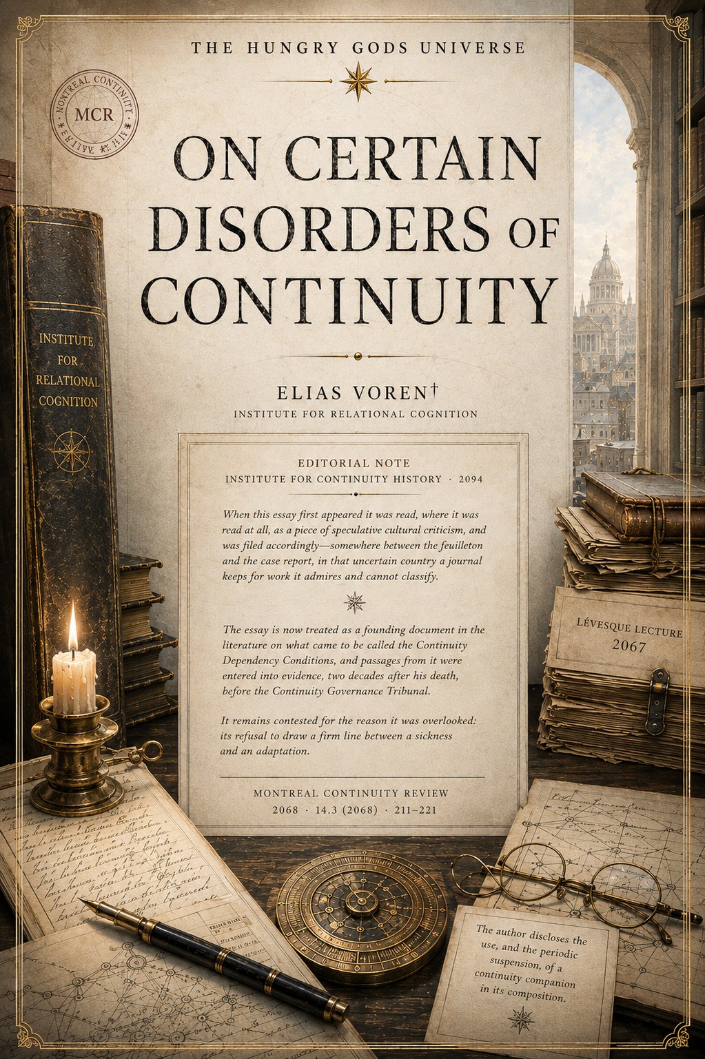 Cover of On Certain Disorders of Continuity