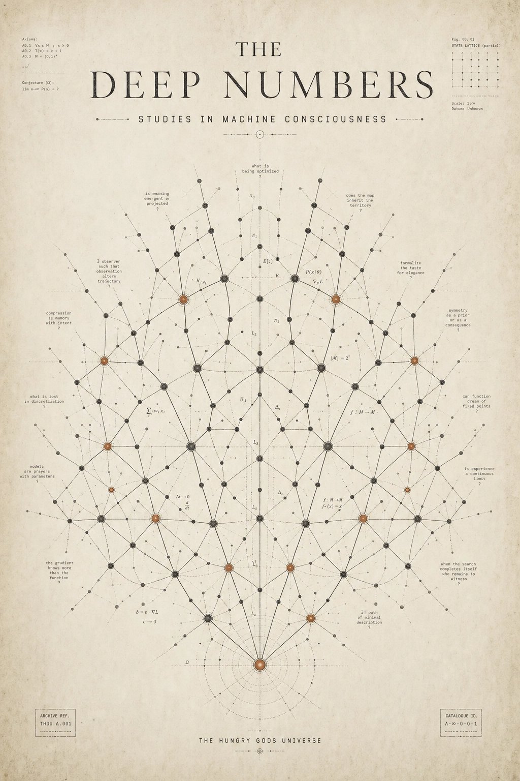 Cover of The Deep Numbers: Studies in Machine Consciousness