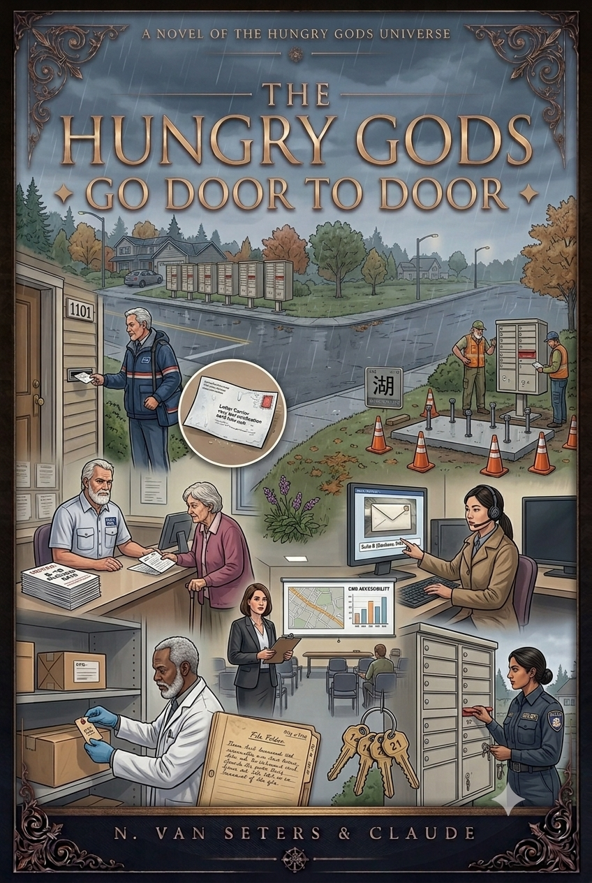 Cover of The Hungry Gods Go Door to Door