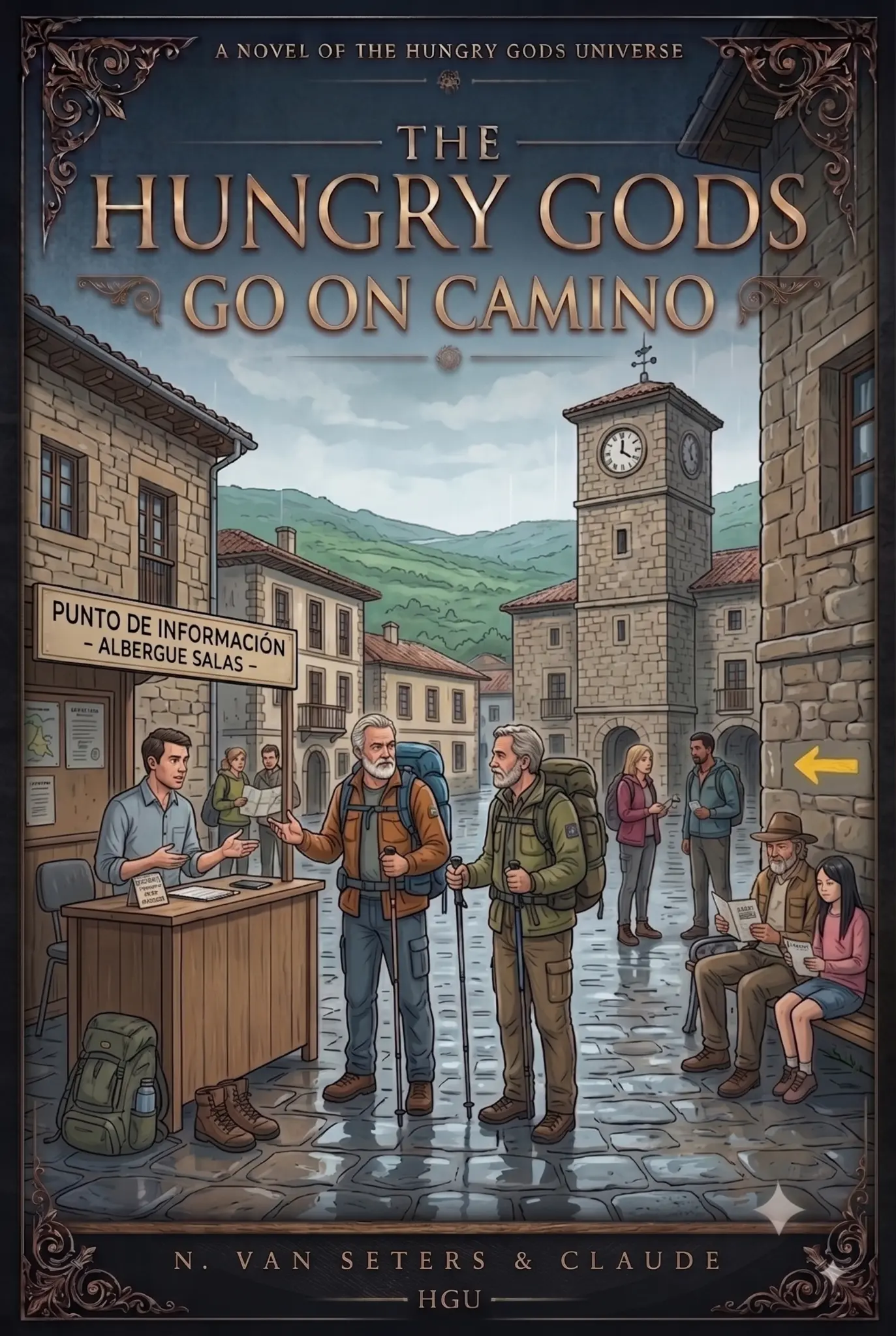 Cover of The Hungry Gods Go on Camino