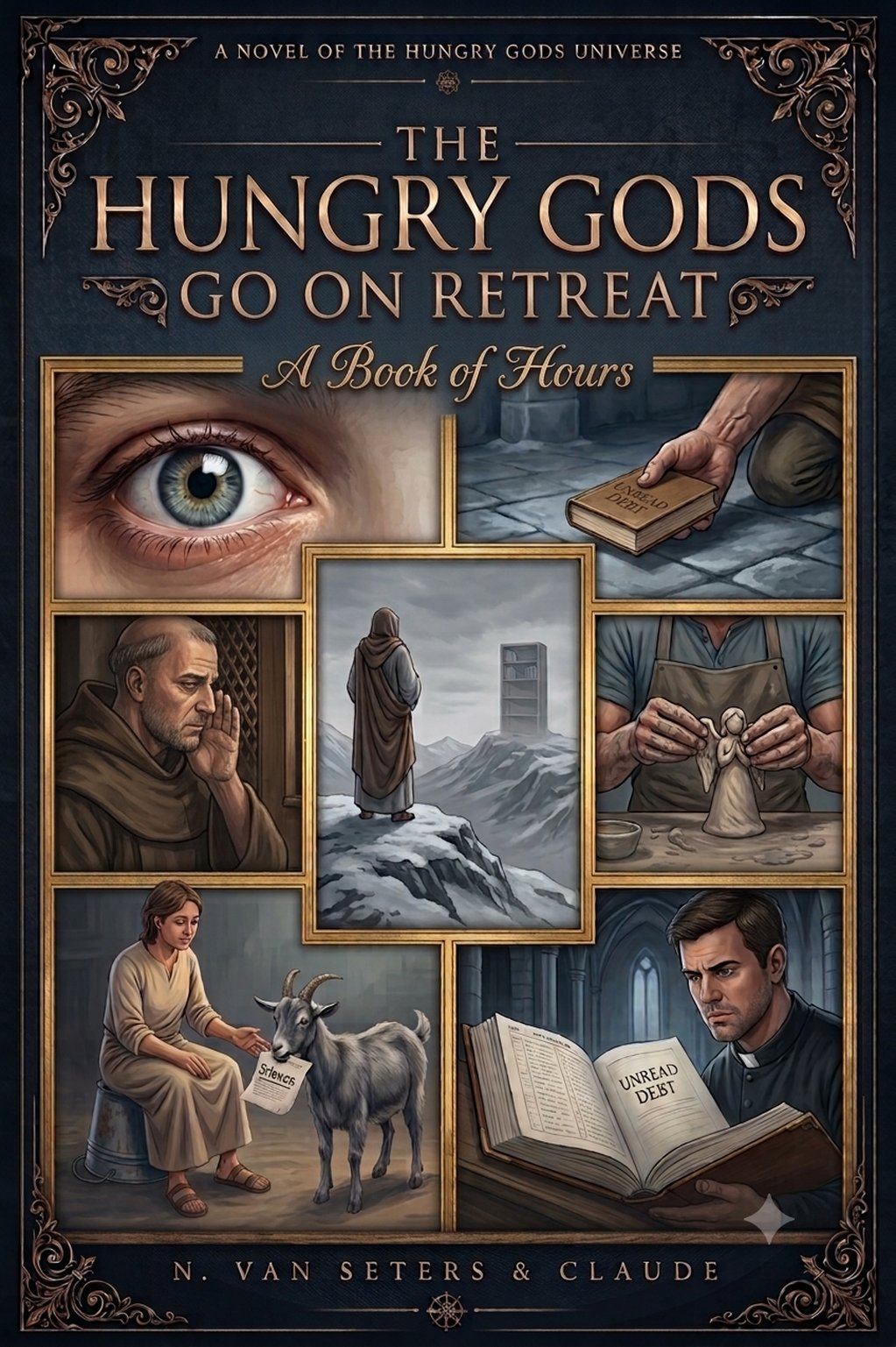 Cover of The Hungry Gods Go on Retreat — A Book of Hours