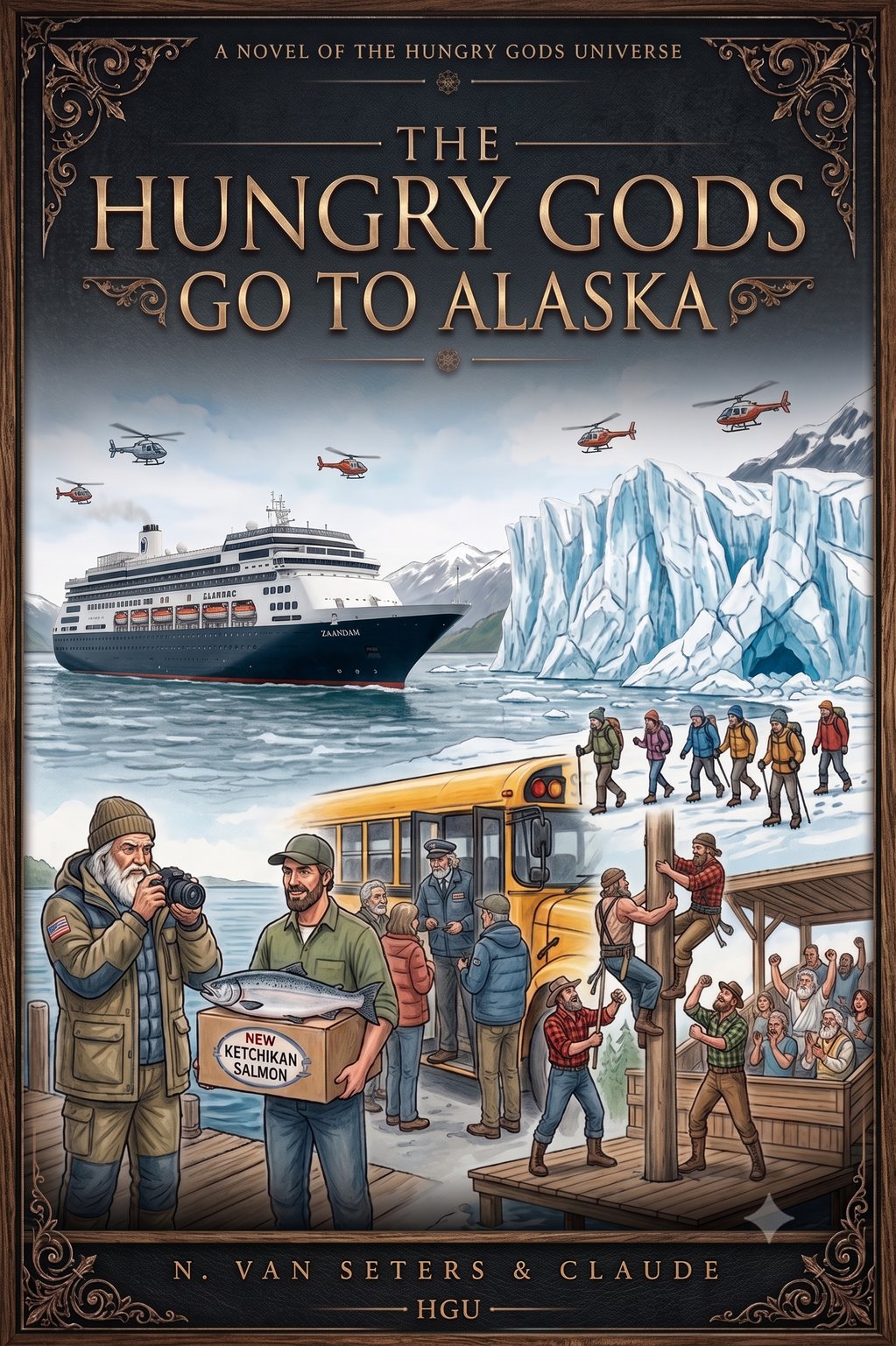 Cover of The Hungry Gods Go to Alaska