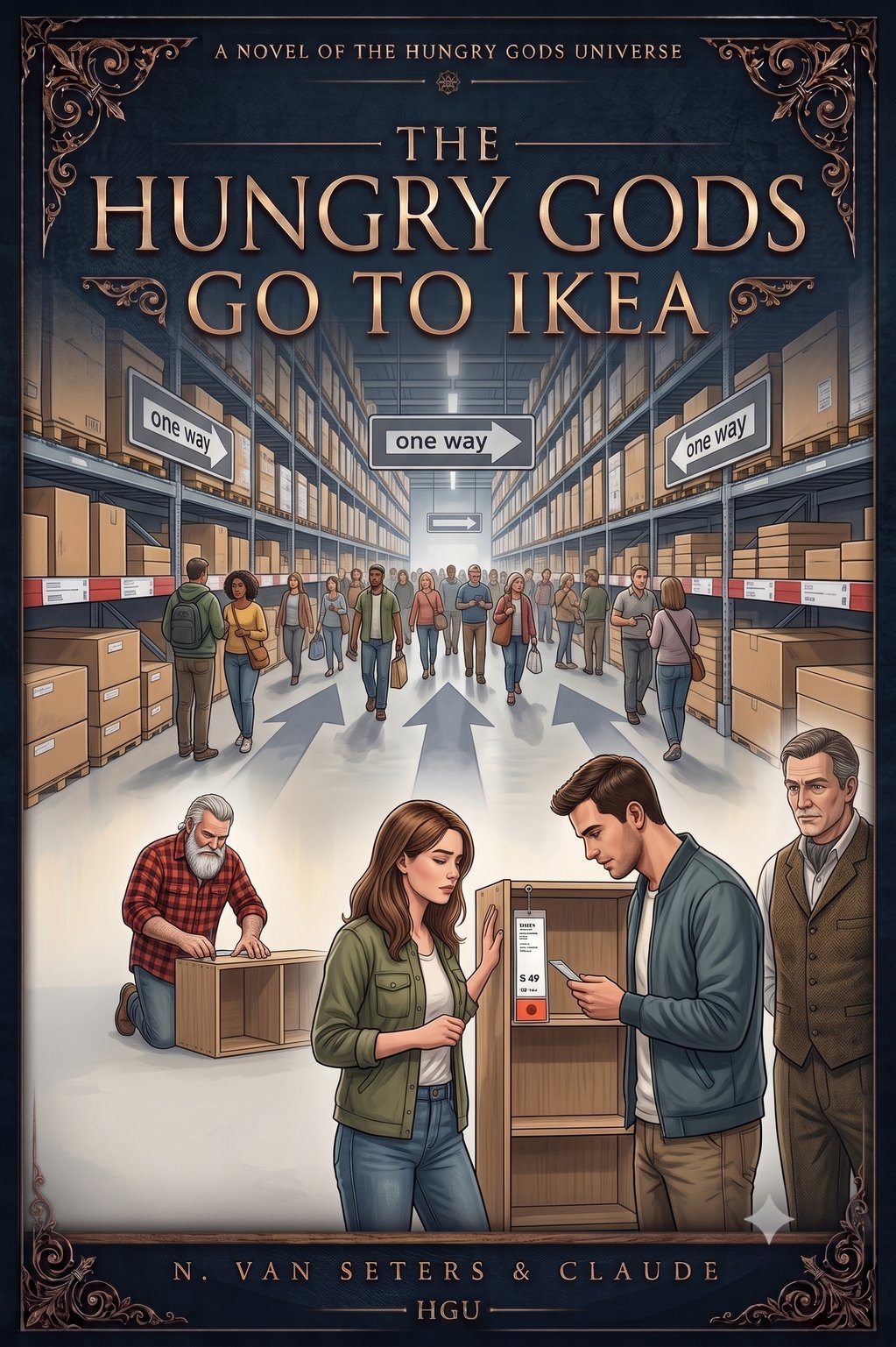 Cover of The Hungry Gods Go to IKEA