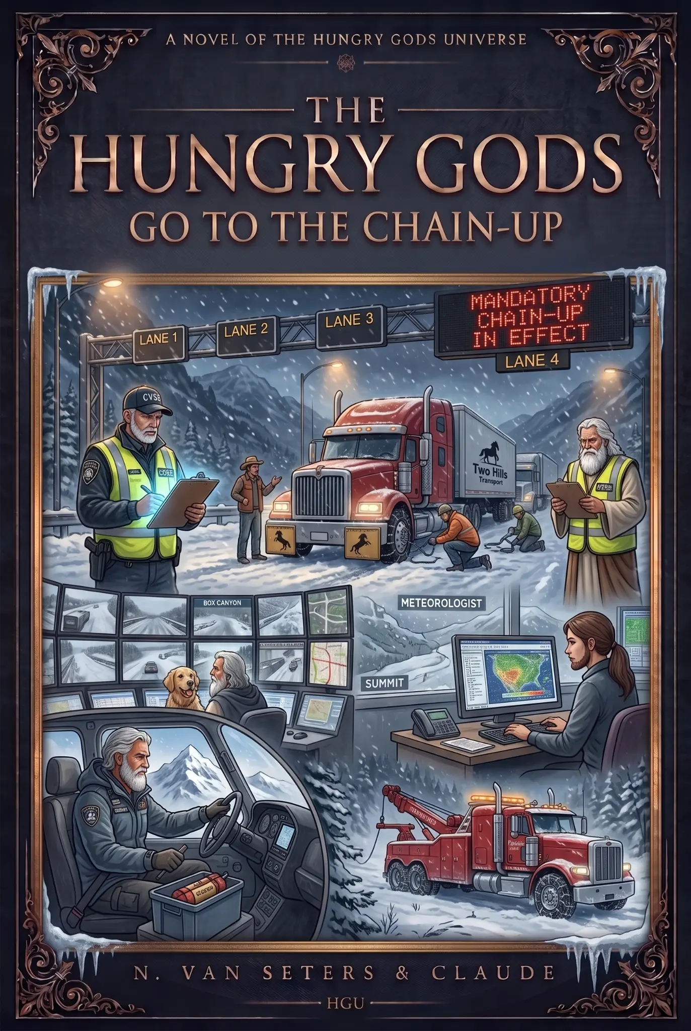 Cover of The Hungry Gods Go to the Chain-Up