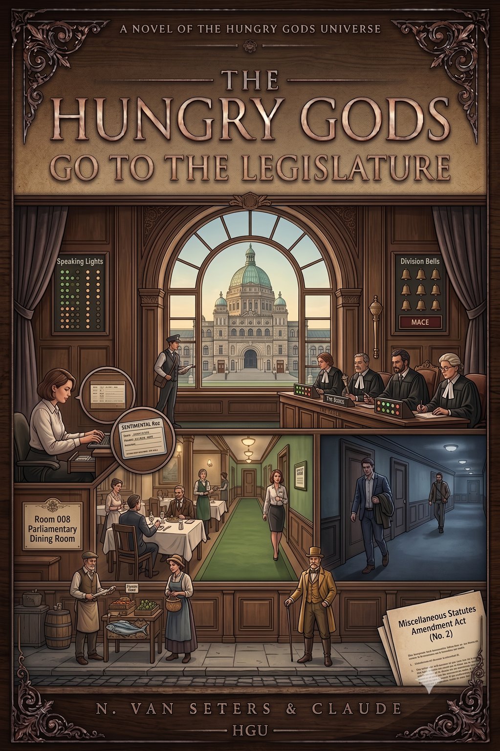 Cover of The Hungry Gods Go to the Legislature