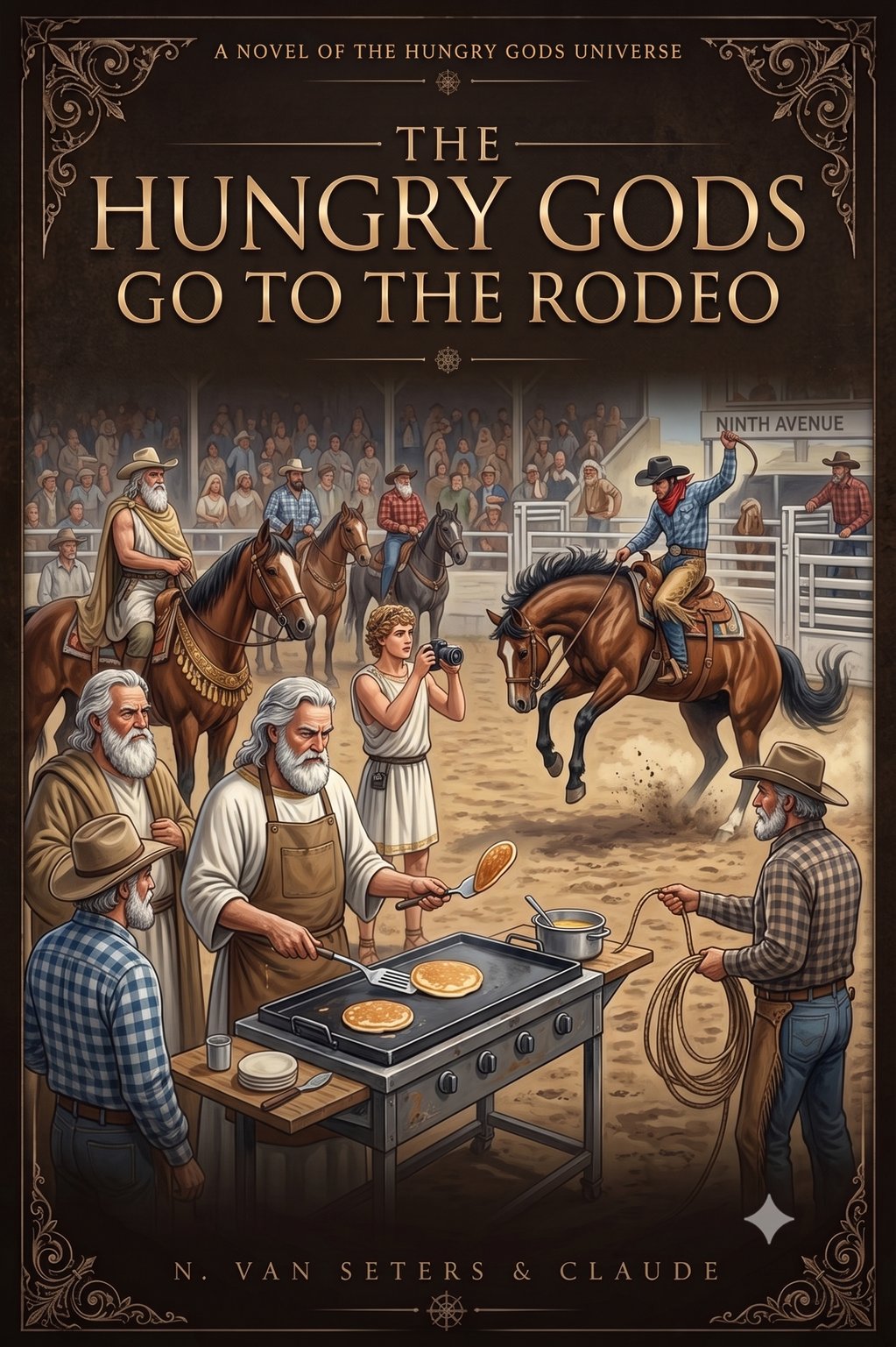 Cover of The Hungry Gods Go to the Rodeo