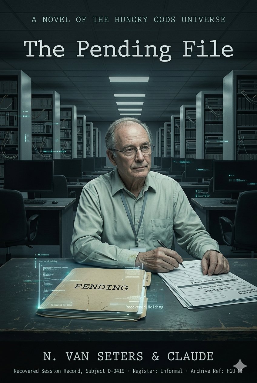 Cover of The Pending File: Recovered Session Record, Subject D-0419